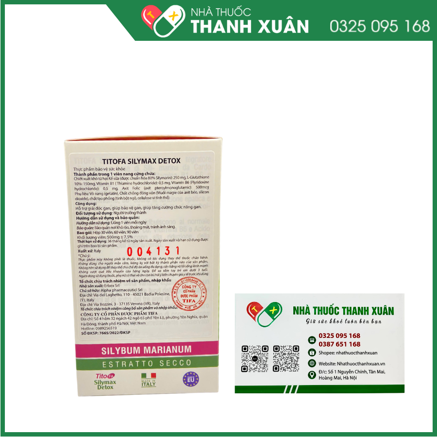 Silymax Detox - Giúp tăng cường chức năng gan, bảo vệ gan